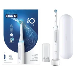 Электрическая зубная щетка Braun Oral-B iO4, белый, IO4QUITEWHITE