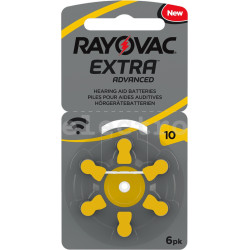 Батарейки для слухового аппарата, Rayovac Extra Advanced 10, PR70