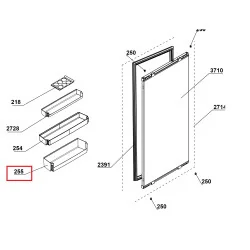 Полка двери для бутылок к холодильнику Beko 4666010100