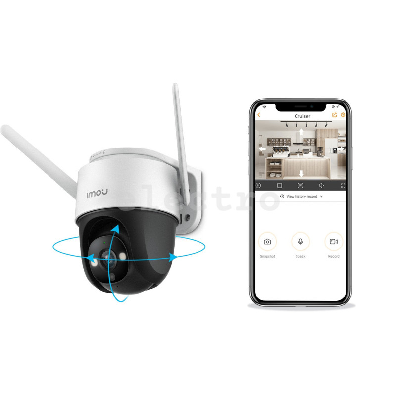 Наружная интеллектуальная камера Wi-Fi, IMOU, IPC-S41FEP, 4MP, 360°