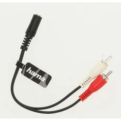 Провод 3,5мм - 2X RCA Hama 0.2м, 00205186