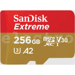 Карта памяти MicroSDXC SanDisk EXTREME, 256 ГБ, SDSQXAV-256G-GN6MA