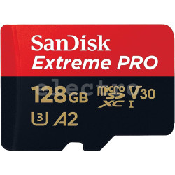 Карта памяти MicroSDXC SanDisk EXTREME, 128 ГБ, SDSQXAA-128G-GN6MA
