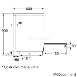 Induktsioonpliit Bosch (60 cm), HLN39A050U