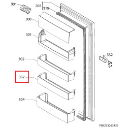 Полка двери для холодильника Electrolux, 2646009015, использованный
