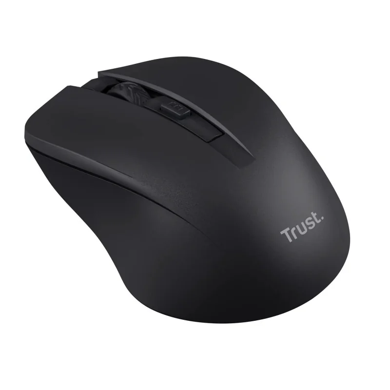 Juhtmeta hiir Trust Mydo Silent Click, vaikne, must, 25084