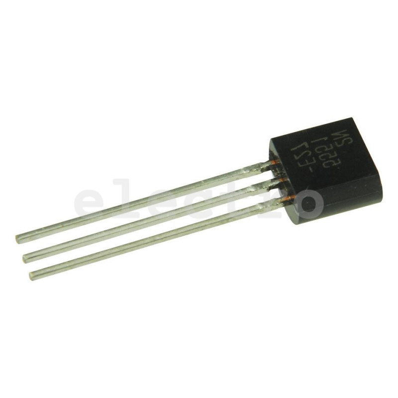 Транзистор 2N5551, NPN 160В 0.6А 0.625Вт, TO-92