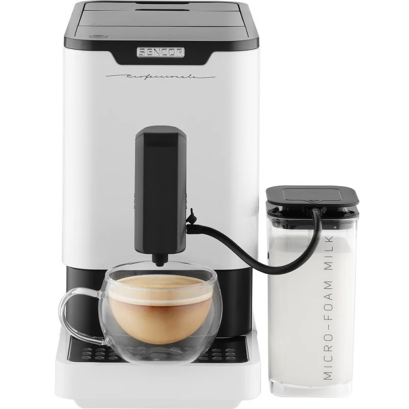Espressomasin Sencor SES9210WH, piimavahustajaga, valge