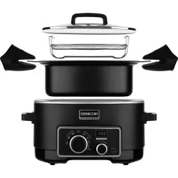 Multi- ja aeglane keetja Sencor SPR6100BK, must