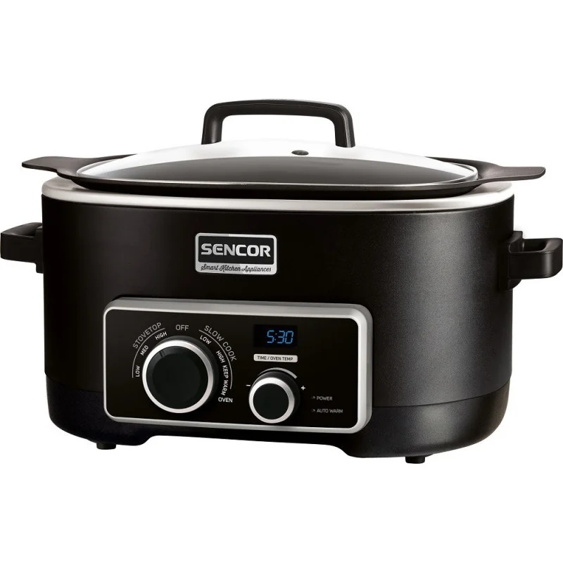 Multi- ja aeglane keetja Sencor SPR6100BK, must