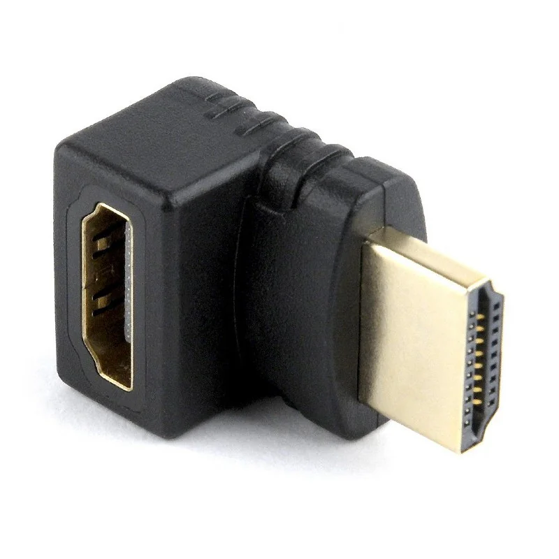 Adapter HDMI- HDMI nurgaga 90°, A-HDMI270-FML