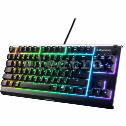 Klaviatuur Steelseries Apex 3 TKL, SWE, must, 64834