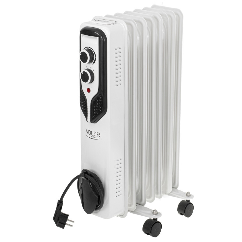 Õliradiaator ADLER, 1500 W, 7-ribiga, AD7815