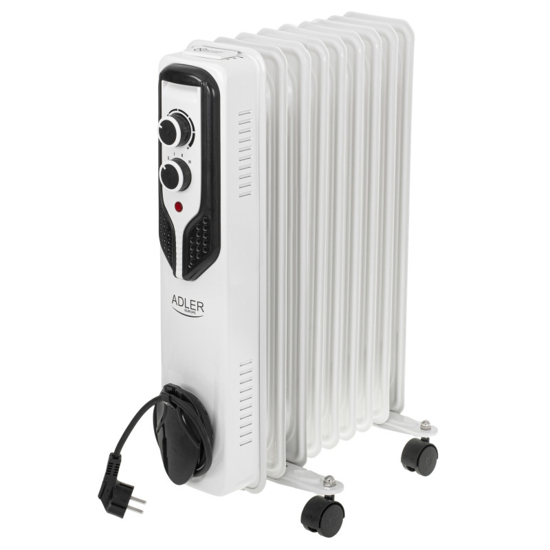 Õliradiaator ADLER, 2000 W, 9-ribiga, AD7816