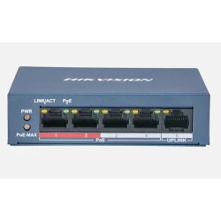PoE Коммутатор Hikvision DS-3E0105P-E(B), 4-порт, DS-3E0105P-E(B) PoE Коммутатор Hikvision DS-3E0105P-E(B), 4-порт, DS-3E0105P-E(B)