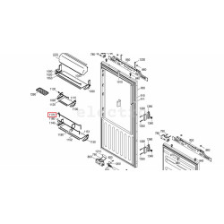 Liebherr integreeritava külmiku pudeliriiuli piiraja, 919367300