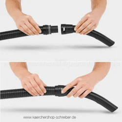 Рукоятка шланга для пылесоса Karcher, серии WD, 2.863-012.0, 35 мм, без вставки