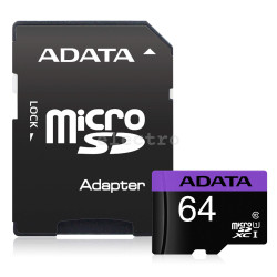 Mälukaart 64GB SDXC, ADATA,...
