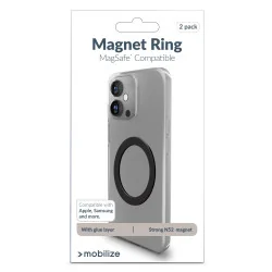 Магнитное кольцо Magsafe, черное (2 шт.), универсальный, 29104