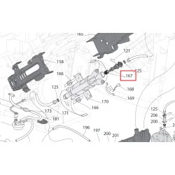 Штуцер парового бойлера для кофемашины Delonghi, 5513216741