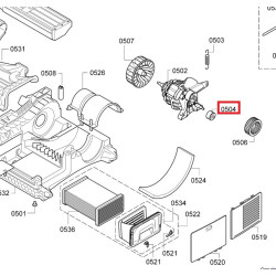 Siemens, BOSCH kuivati rihma pingutusrullik, 00632045, REN