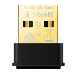 Мини Wi-Fi MU-MIMO USB-адаптер TP-LINK Archer T3U NANO