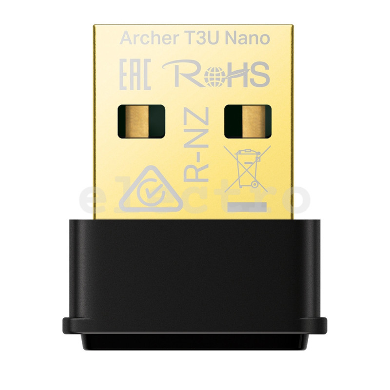 Wi-Fi võrgukaart TP-LINK Archer T3U NANO, USB 1300MBPS