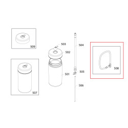 Трубка молочного резервуара для кофемашины Philips/ Saeco, 421941310831