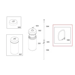 Трубка молочного резервуара для кофемашины Philips/ Saeco, 421941310831