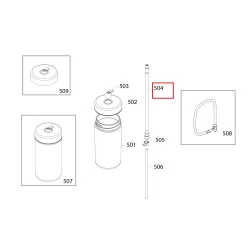 Трубка молочного резервуара для кофемашины Philips/ Saeco, 421944070151