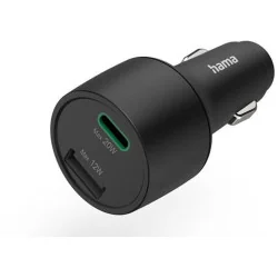 Auto kiirlaadija USB-C, USB-A, 32 W, must, 00086406