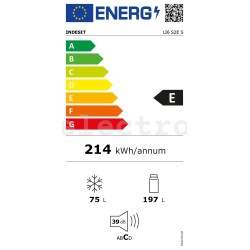 Холодильник Indesit LowFrost, 272 л, высота 159 см, белый, LI6S2ES