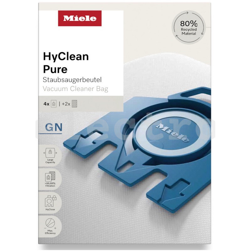 Мешки-пылесборники Miele HyClean Pure G/N, 4 шт, 12421130