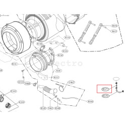 LG pesumasina vooliku ühendusmuhv 5215EA4001K