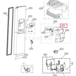 LG SBS külmiku jäämasin, AEQ32178402