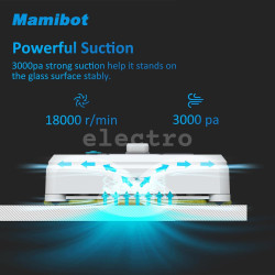 Aknapesurobot Mamibot W120-P, pihustiga, valge