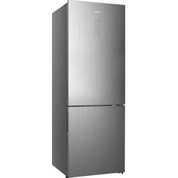 Холодильник Hisense 200 см, 495 л, ширина 70 см, нерж. сталь, RB645N4BIE