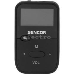 MP3 mängija SENCOR, FM raadioga, must, SFP4408BK