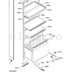 Electrolux/ AEG/ Zanussi sügavkülmiku alumine sahtel, 2265426045