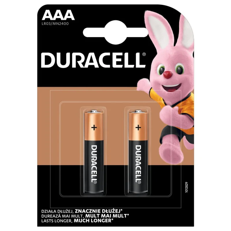 Patarei AAA Duracell (2-pakk), 353221