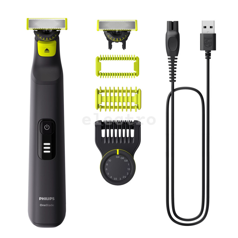 Hübriidraseerija Philips OneBlade Pro 360 Nägu + keha, QP6542/15