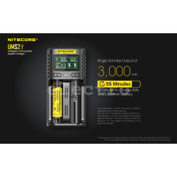 Зарядное устройство Nitecore UMS2 с 2 слотами, 367164