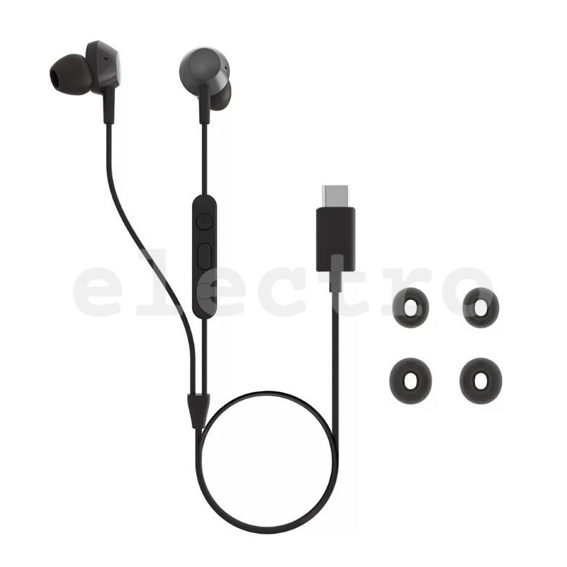 Проводные внутриканальные наушники Philips, USB-C, микрофон, черный, TAE5008BK/00
