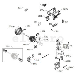 Electrolux nõudepesumasina läbivoolu andur, 1366140018