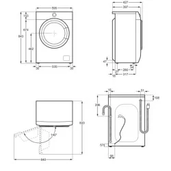 Стиральная машина Electrolux, 6 кг, 1200 об/мин, глубина 37,8 см, EW6SM326SE