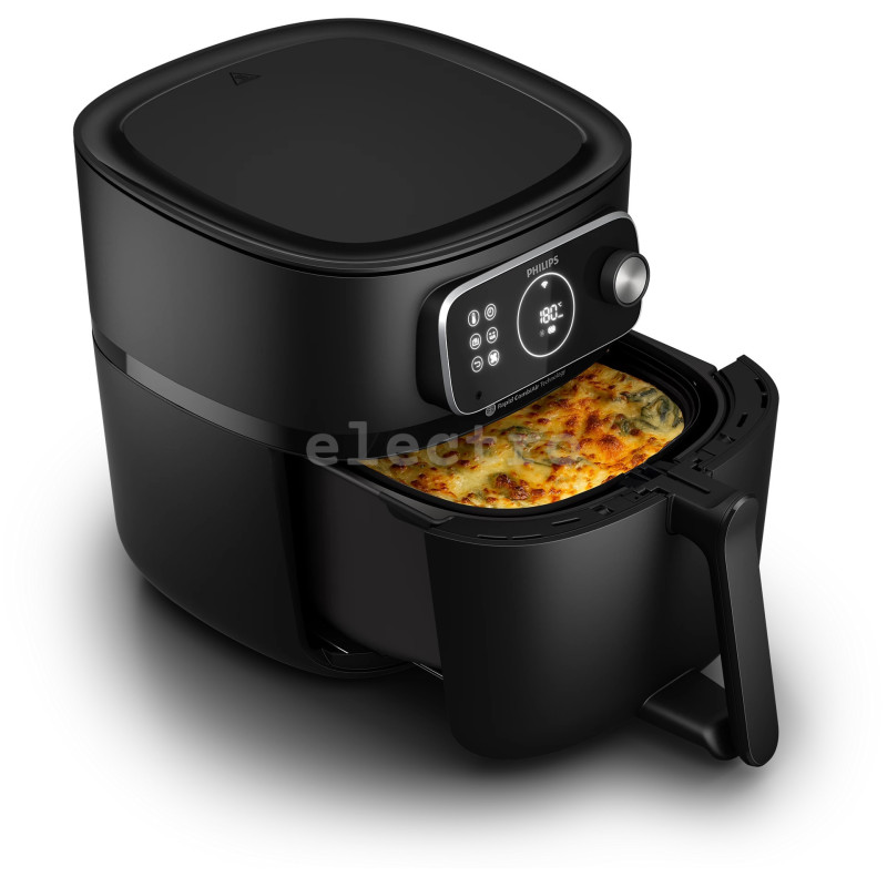 Kuumaõhufritüür Philips XXL Airfryer Combi Connected, 8,3 L, 2200 W, must, HD9875/90