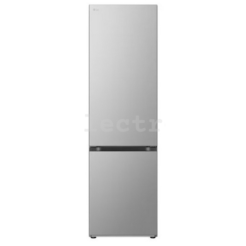 Холодильник LG NoFrost, 387 л, высота 203 см, серебристыйv, GBV5240DPY