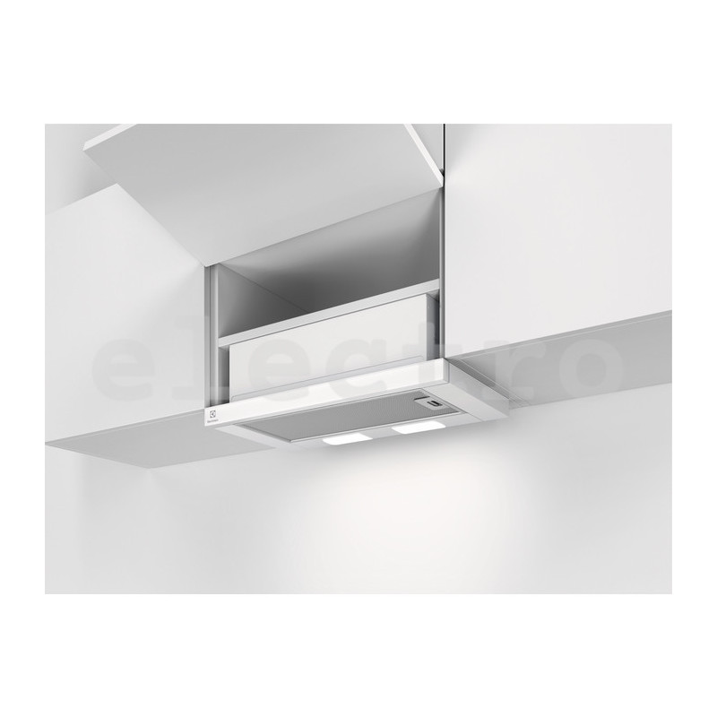 Интегрируемая вытяжка Electrolux, 410 м³/ч, ширина 59,8 см, черный, LFP326AB