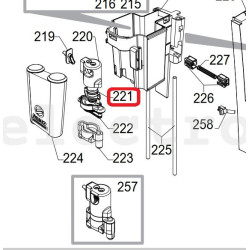 Клапан капучинатора для кофемашины Saeco/Philips Xelsis, 421941312061