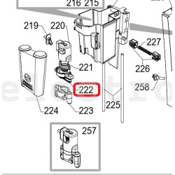 Ограничитель потока капучинатора для кофемашины Saeco/Philips Xelsis, 421944070181